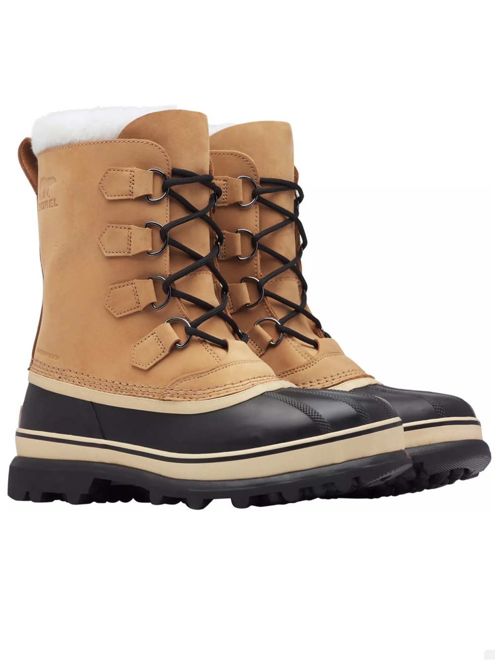 SOREL 🐻 LK NEW 14” CARIBOU WARM INSERT WATERPROOF LACE-UP WINTER BOOTS Men’s 13
